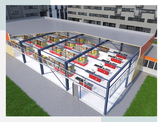 Строительство магазинов в Щелково от 624 руб. за м²