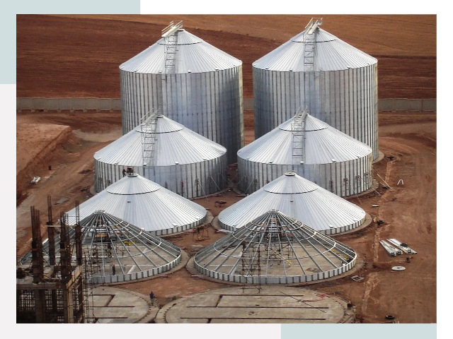 Строительство зерновых силосов в Щелково