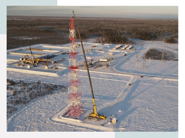 Мачты связи в Щелково