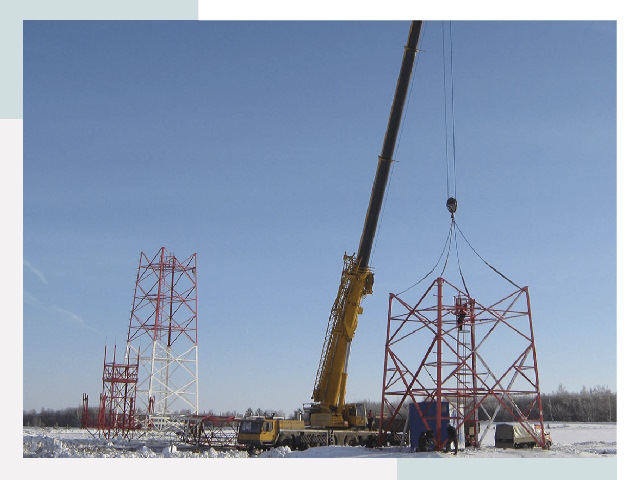 Монтаж вышек связи в Щелково