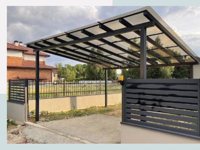 Металлические навесы в Щелково от 624 руб. за м²