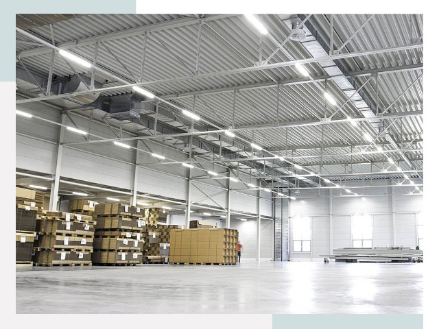 Освещение ангаров в Щелково