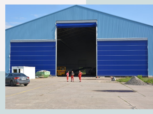 Ангарные ворота в Щелково от СтальСтрой-Щлк по цене 624 руб.