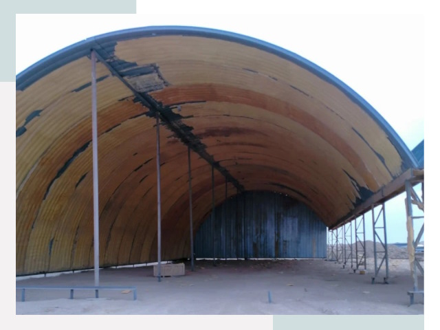 Реконструкция ангаров в Щелково